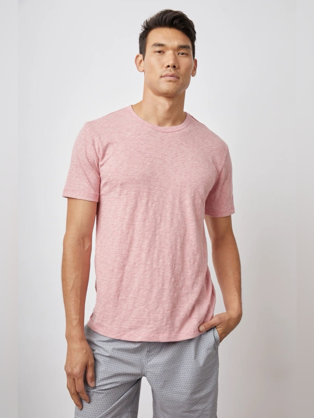 Rails Skipper T-Shirt In Rose Heather Size Large